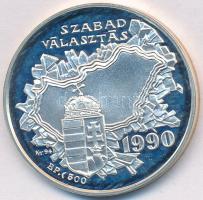 Kiss György (1943-) 1994. "Dr. Antall József / Szabad Választás 1990" Ag emlékérem (10g/0....