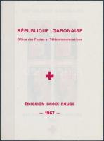Vöröskereszt blokksor eredeti borítójában, Red Cross blockset with original cover