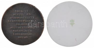 1977. "1976-77 Képző- és Iparművészeti Szakközépiskola Bajnoka - Asztalitenisz, Kosárlabda, Lab...