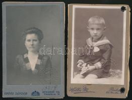 1927 Magyar királyi államvasutak fényképes igazolványa altiszt és családtagja részére 2 db