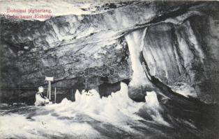 Dobsina, jégbarlang, Divald Károly / ice cave, interior