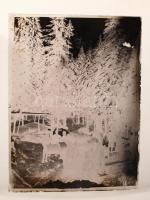 cca 1916 6 db mozgalmas világháborús üvegnegatív az I. világháborúból, rajta autókkal, ágyukkal. / 6...