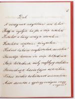 1863 Fehér rózsák egy piros Rózsának a magyar romantika szerelmes verseinek gyűjteménye díszes szemé...