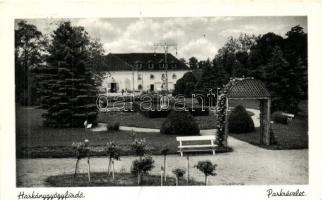 Harkány-gyógyfürdő, park, kávéház