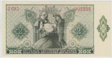 1940. 2P T:I- két kis hajlás
Hungary 1940. 2 Pengő C:AU two small bends
Adamo P2