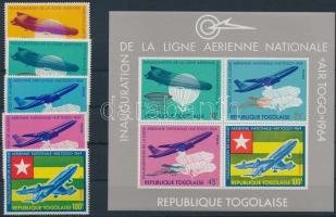 Togoi légitársaság; Repülő sor + blokk, Togo airline; Flight set + block