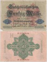 Német Birodalom 1905. 100M + 1908. 100M (2xklf) + 1910. 50M + 100M + 1914. 50M + 1915. 20M T:III,III...