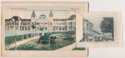 Miskolc, vasútállomás, leporellolap (EK)