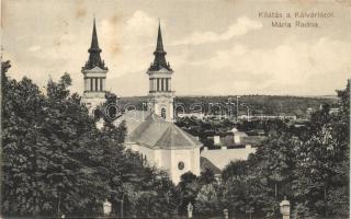 Máriaradna, Radna; kilátás a Kálváriáról / view from the Calvary