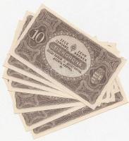 1920. 10K (7x) közeli sorszámúak T:I,I-