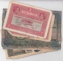 30db-os vegyes korona bankjegy tétel T:vegyes