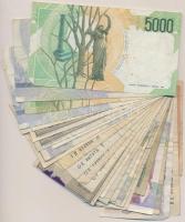 Olaszország 1914-1990. 30db-os vegyes bankjegy tétel T:vegyes
Italy 1914-1990. 30pcs of banknotes C...