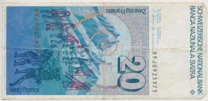 Svájc 1979. 20Fr "Horace-Bénédict de Saussure" T:III
Switzerland 1979. 20 Francs "Ho...