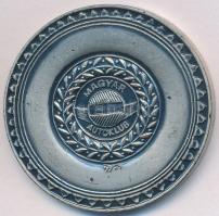 Kiss György (1943-) 1989. "Szent Kristóf / Magyar Autóklub" fém emlékérem (42,5mm) T:2 ph