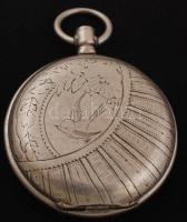 4 db díszes ezüst (Ag.) zsebóra tok, különböző méretben, összesen bruttó 142,8 g