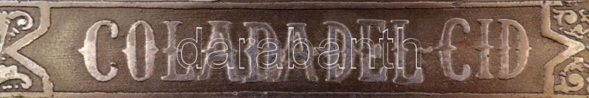 Colada del Cid. Toledo. Jelzett díszkard. Mintás pengével / 73 cm