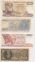 Görögország 1932-1996. 20db-os bankjegy tétel T:vegyes Greece 1932-1996. 20pcs of banknotes C:mixed