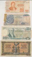 Görögország 1932-1996. 20db-os bankjegy tétel T:vegyes
Greece 1932-1996. 20pcs of banknotes C:mixed