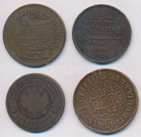 Vegyes: Orosz Birodalom 1899. 3k + Tunézia 1912A 10c + Palesztina 1941. 2M + Holland Kelet-India 194...