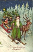 'Boldog karácsonyi ünnepeket' / christmas, Santa Claus, Amag No. 2779, litho