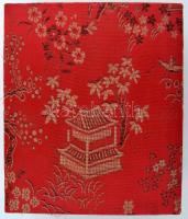 Jelzett szaké készlet, kézzel festett, eredeti dísz dobozában, hibátlan, összesen: 8 db