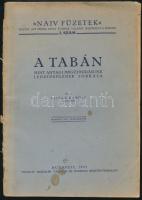 Liszka Károly: A Tabán, mint anyagi megújhodásunk lehetőségének forrása. Bp., 1935, Pátria Irodalmi Vállalat és Nyomdai Rt. Kopott, sérült gerincű papírkötésben, egyébként jó állapotban.