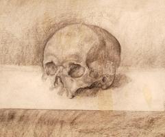 Váradi jelzéssel: 15 db szén vázlatrajz. Férfi és női aktok, portrék. Jelzett szén rajzok. 40x60 cm