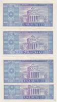 Románia 1966. 100L (9x) közte sorszámkövetők 3db és 5db, 1db közeli sorszám T:II,II-
Romania 1966. ...