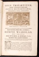 Corpus juris Hungarici seu decretum generale inclyti regni Hungariae partiumque eidem annexarum in d...