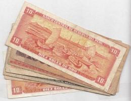 26db-os vegyes külföldi bankjegy tétel, közte Costa Rica, Indonézia, Kambodzsa, Kuba, Peru T:vegyes ...