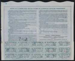 Franciaország / Párizs 1920. "Tengerentúli Hajózási Társaság" részvénye 500Fr-ról, szelvén...