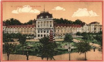 Budapest II. Lukács fürdő, hátoldalon Hatschek Nándor fényképezőgép, szemüveg, látcső és mozigép javító reklámja (EK)