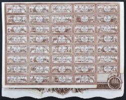 Franciaország / Párizs 1920. "Tengerentúli Hajózási Társaság" részvénye 500Fr-ról, szelvén...