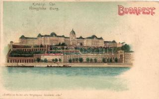 Budapest I. Királyi vár, litho