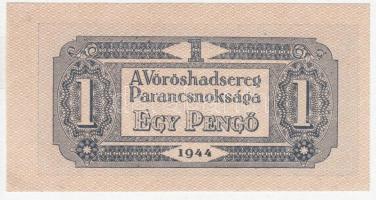 1944. 1P "A Vöröshadsereg Parancsnoksága" vágáshibás T:I- sarokhajlások