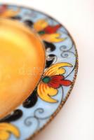 Zománcozott, gazdagon díszített filigrán, aranyozott ezüst (Ag.) szovjet egyszemélyes készlet: csész...