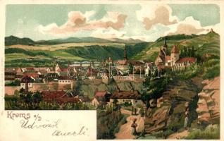 Krems an der Donau, litho