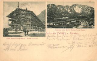 1899 Puchberg am Schneeberg, Josef Panhans's Hotel Schneeberg-Bahn (EK)