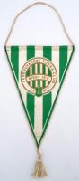 FTC Futball relikviák: FTC zászló Logodi László aláírásával Horváth Ödön labdarúgónak, 27x20cm