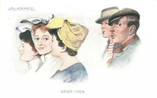 Wiener Typen - Wäschermädel, B.K.W.I. 917-1.
