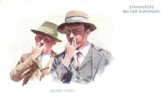 Wiener Typen - Stammgaste bei der Burgmusik, B.K.W.I. 917-13.