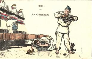 Hier, La Chambréc / WWI French military humour