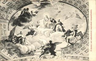 Székesfehérvár, a ciszterci rend templomának mennyezetfreskója