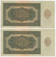 NDK 1948. 50M (2x) T:III 
GDR 1948. 50 Mark (2x) C:F