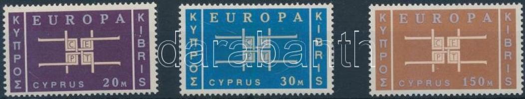 1963 Europa CEPT sor Mi 225-227