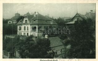 Balatonfüred-fürdő, a Fürdőigazgatói villa (EK)