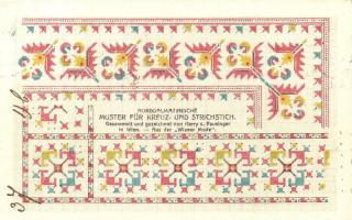 Norddalmatinische Muster für Kreuz- und Strichstich; Wiener Mode / North Dalmatian pattern for cross stitch and stroke (EK)