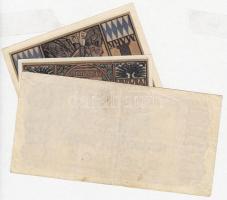 Németország / Weimari Köztársaság / Nürnberg 1921. 1M (2xklf) + 1923. 5.000.000M T:I-,III
Germany /...