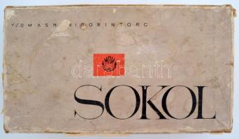 Retró Sokol 403 rádió, eredeti dobozában