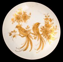 Kaiser porcelán tányér, részben kézzel festett, jelzett, hibátlan, d:30cm
